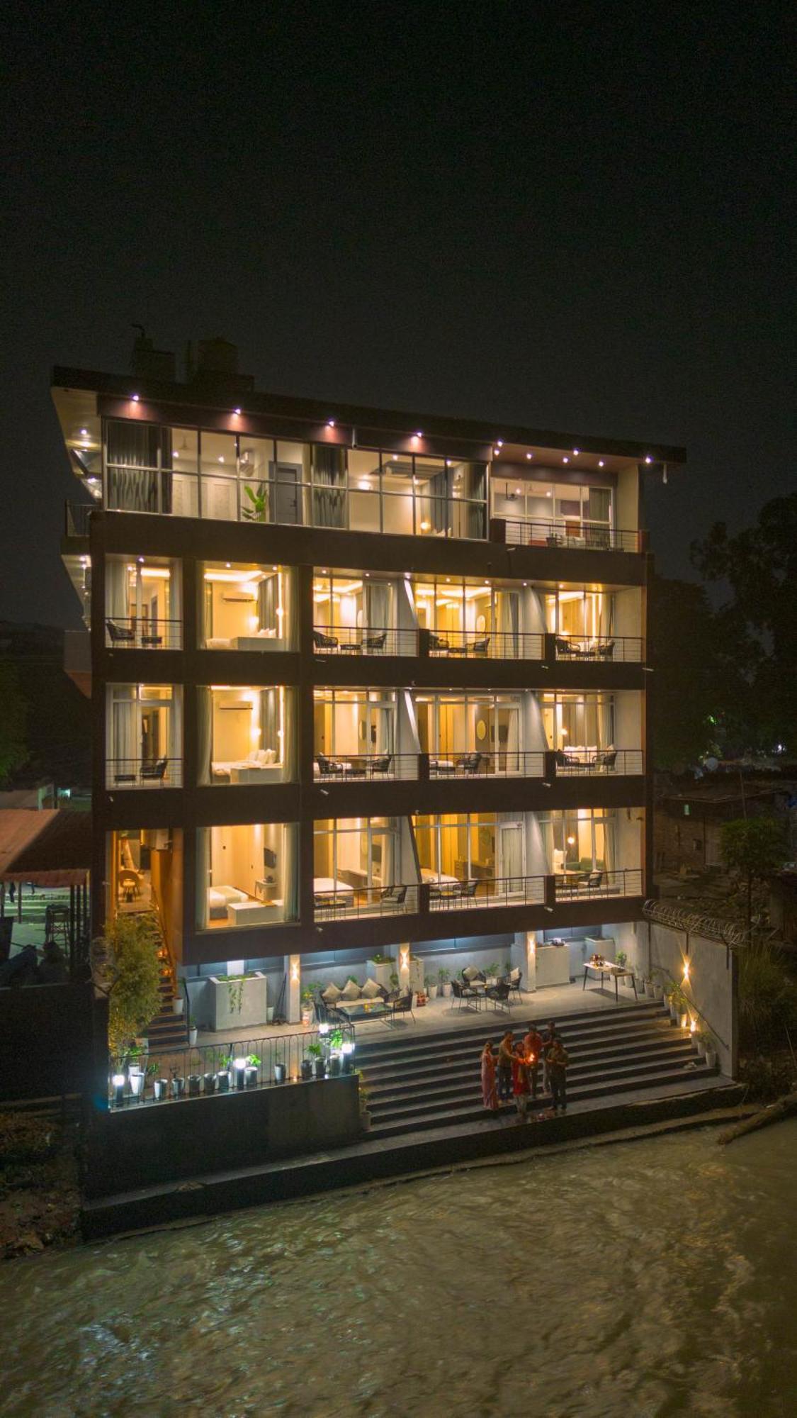 The Ganges Riverside Escape With A Private Ghat Haridvár Kültér fotó